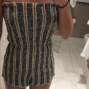 L’atiste strapless romper. Size S